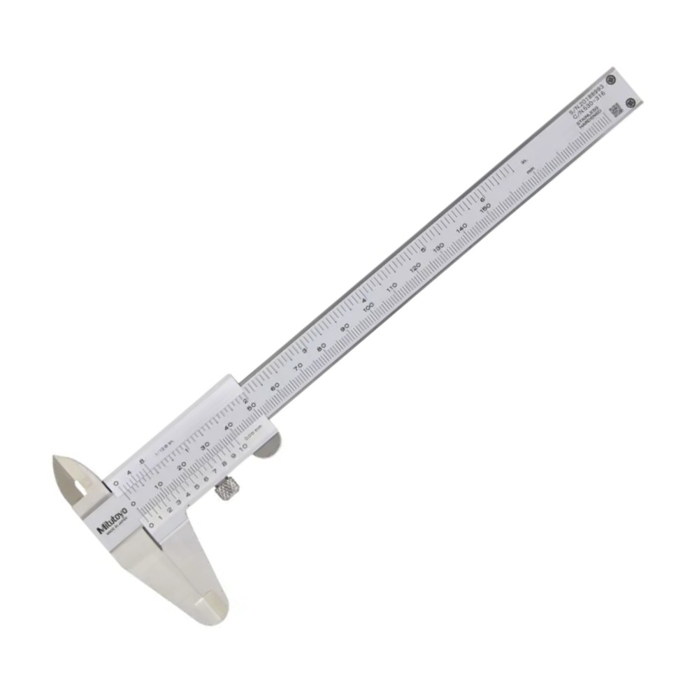 เวอร์เนียคาลิปเปอร์หน่วยมิลและนิ้วความละเอียด0 05มิล 1 128นิ้ว  MITUTOYO Vernier Caliper 0 05mm   1 128   Sereis 530 530 316