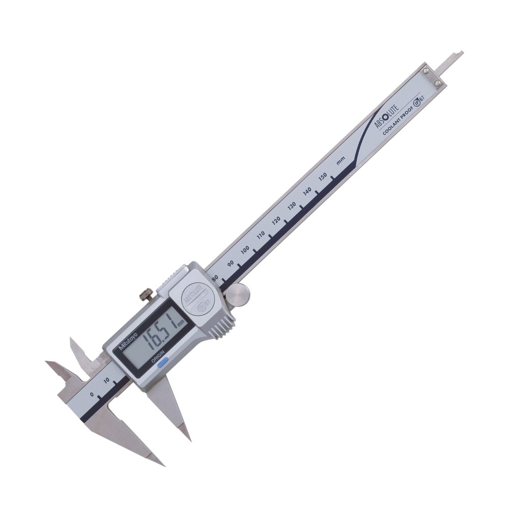เวอร์เนีย คาลิเปอร์ปากปรับได้ MITUTOYO Offset Centerline Caliper 573 616 ขนาด 210มิล  ไม่มี Thumb roller 