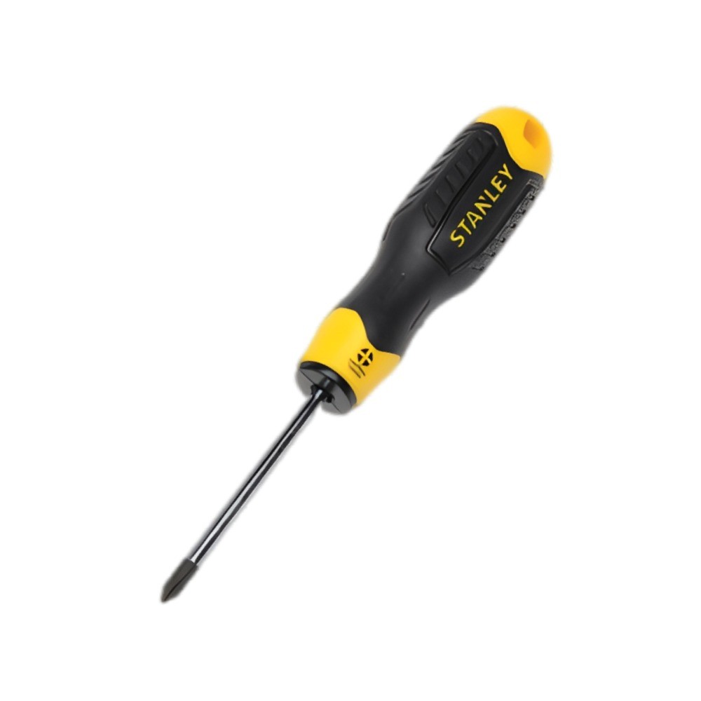 ไขควงแม่เหล็ก 4 นิ้ว แฉก ด้ามยาง STANLEY 65 167