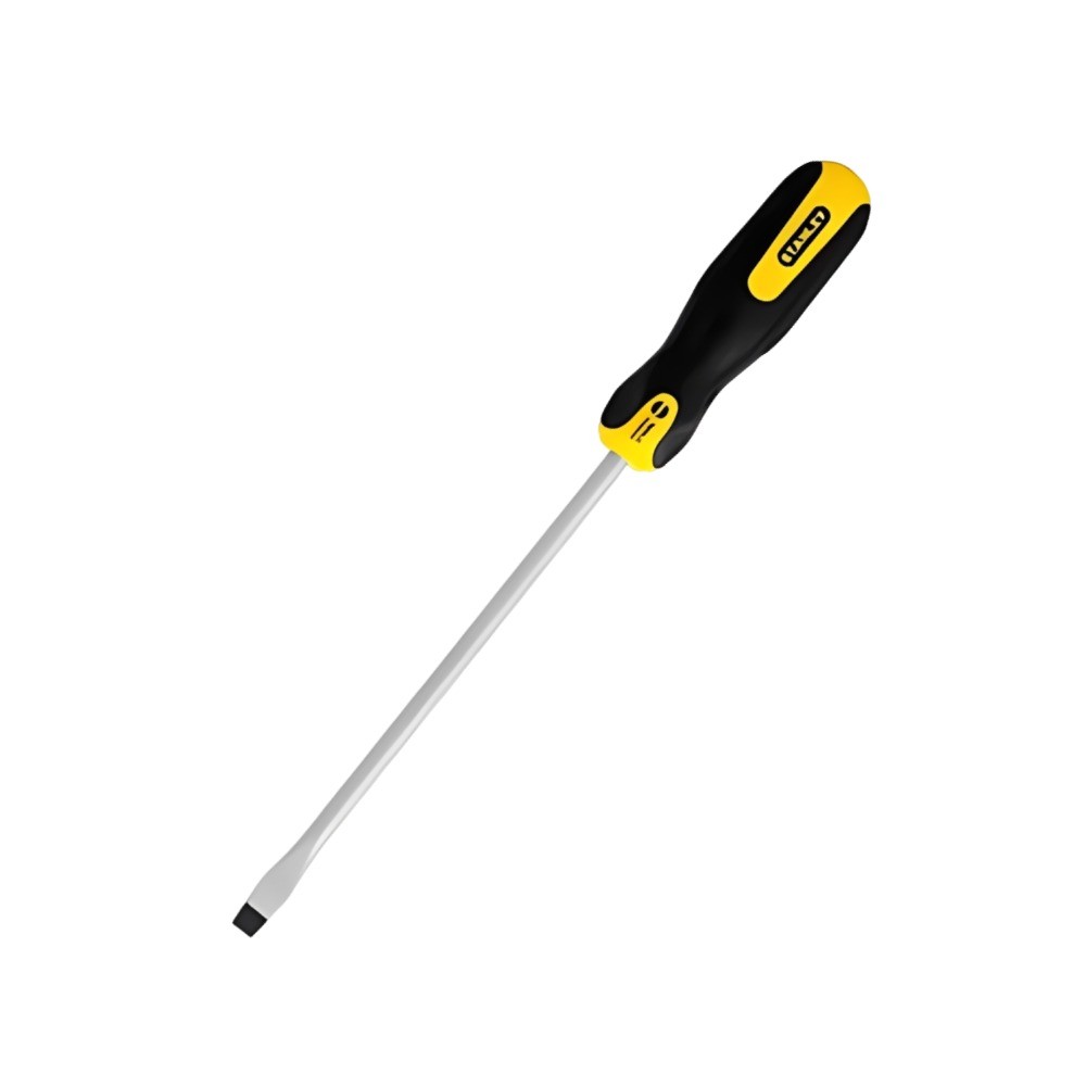 ไขควงแม่เหล็ก 4 นิ้ว แบน ด้ามยาง STANLEY 65 191