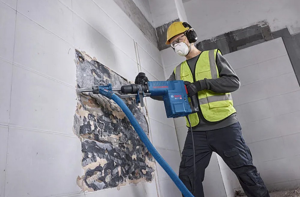 เครื่องสกัด BOSCH PRO GSH11EV Demolition Hammer with SDS max กำลังไฟ 1500 วัตต์