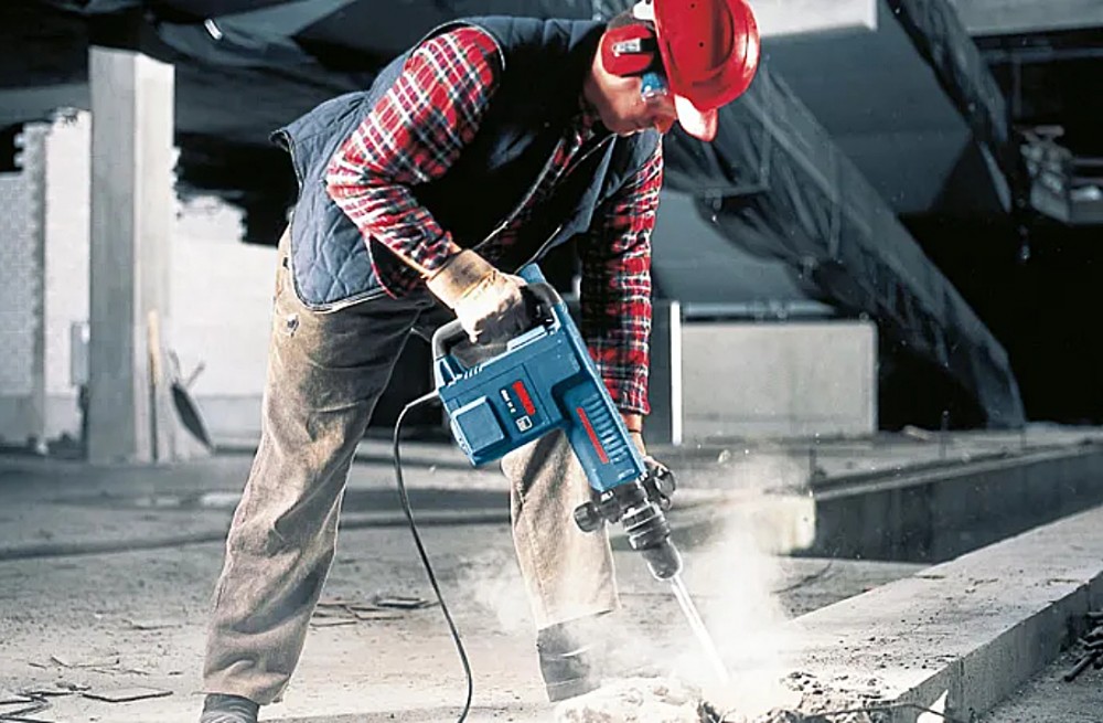 เครื่องสกัด BOSCH PRO GSH11EV Demolition Hammer with SDS max กำลังไฟ 1500 วัตต์