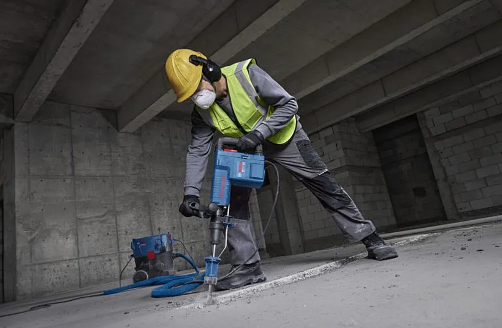 เครื่องสกัด BOSCH PRO GSH11EV Demolition Hammer with SDS max กำลังไฟ 1500 วัตต์