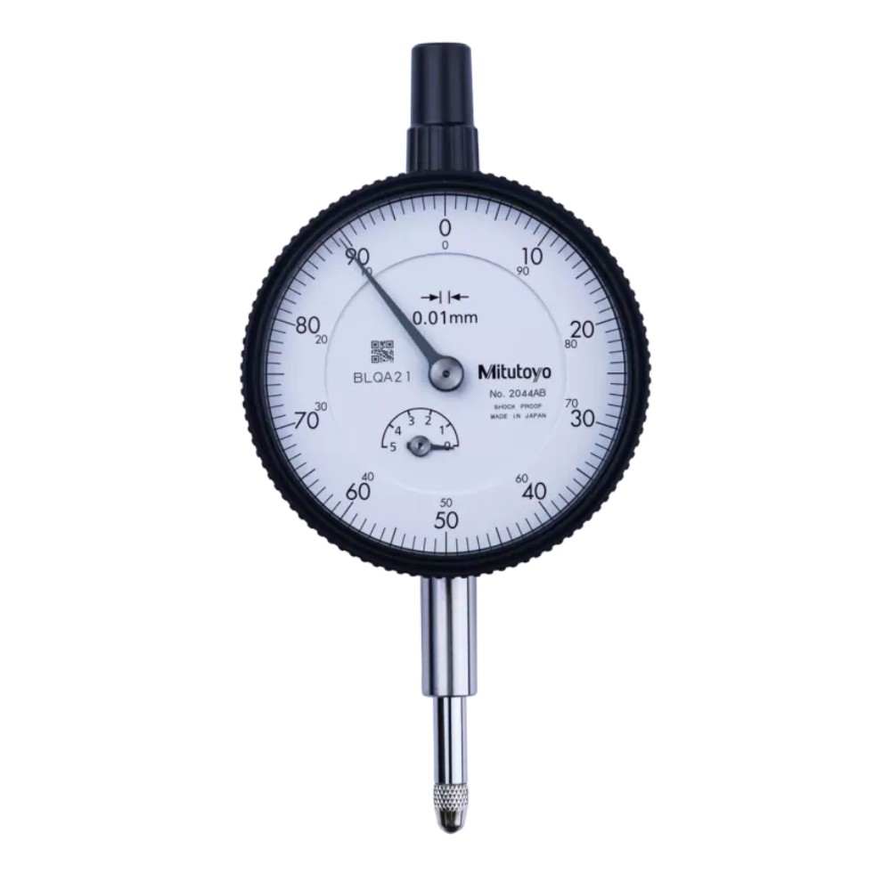 ไดอัลเกจ ขนาด 0 5มิล ความละเอียด 0 01มิล รุ่น 2044A และ 2044AB MITUTOYO Dial gauge Range 0 5mm  Graduation 0 01mm  No  2044A and 2044AB 2044A