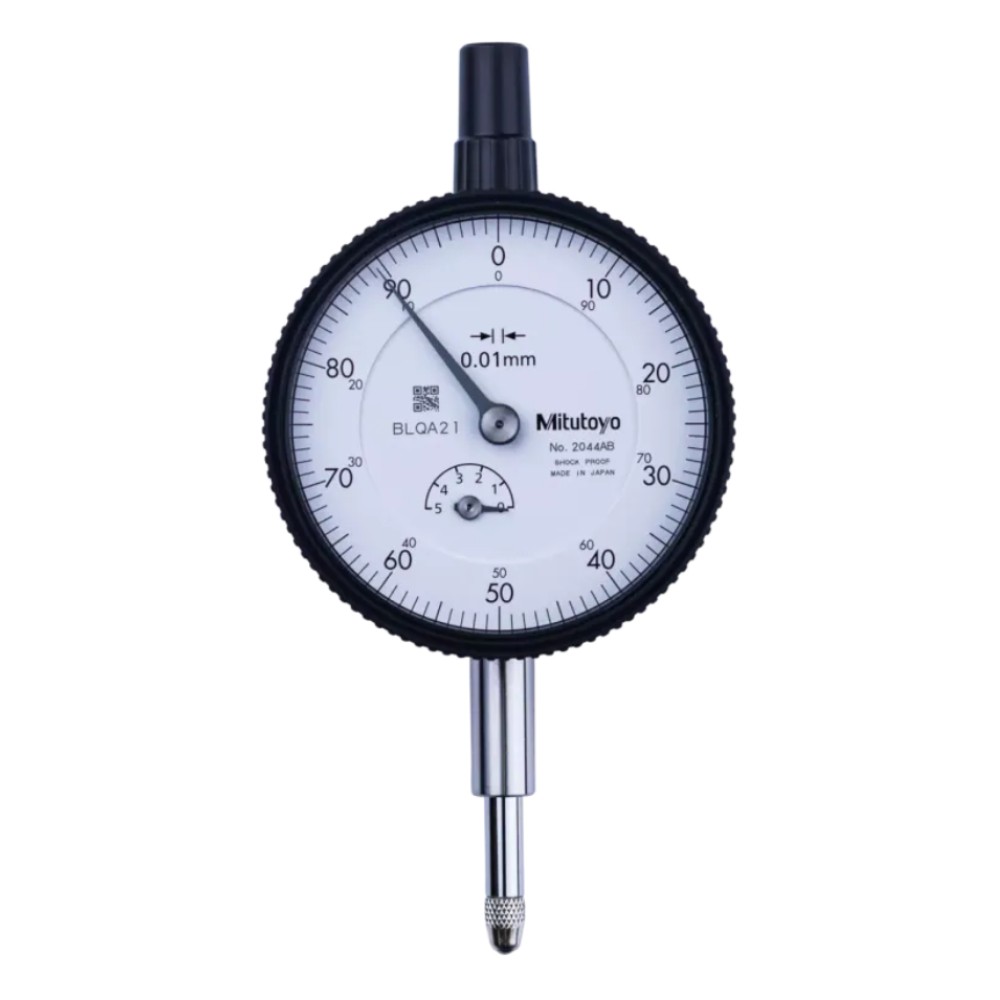 ไดอัลเกจ ขนาด 0 5มิล ความละเอียด 0 01มิล รุ่น 2044A 09 และ 2044AB 09 MITUTOYO Dial gauge Range 0 5mm  Graduation 0 01mm  No  2044A 09 and 2044AB 09 2044A 09
