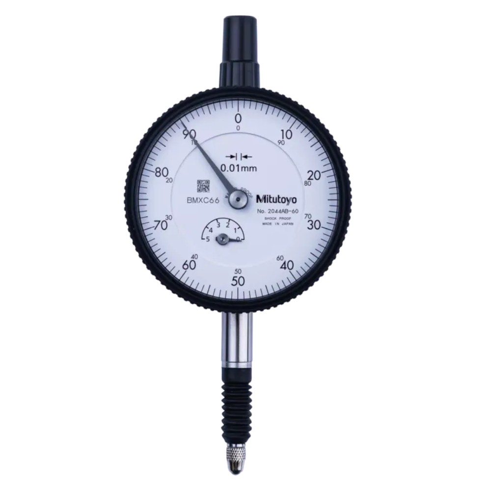 ไดอัลเกจกันน้ำ ขนาด 0 5มิล ความละเอียด 0 01มิล รุ่น 2044A 60 และ 2044AB 60 MITUTOYO Dial gauge Waterproof type Range 0 5mm  Graduation 0 01mm  No  2044SA60 and 2044AB 60 2044A 60