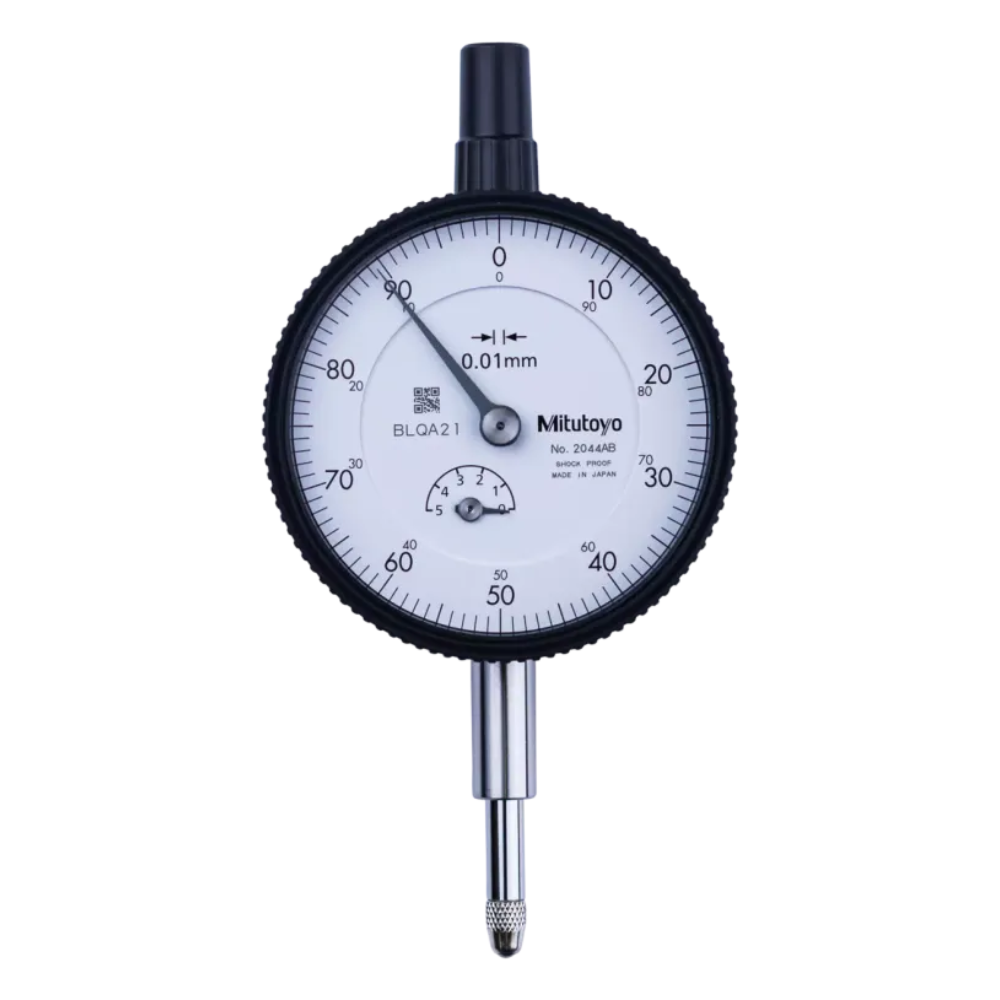 ไดอัลเกจ ขนาด 0 5มิล ความละเอียด 0 01มิล รุ่น 2044A 09 และ 2044AB 09 MITUTOYO Dial gauge Range 0 5mm  Graduation 0 01mm  No  2044A 09 and 2044AB 09 2044AB 09