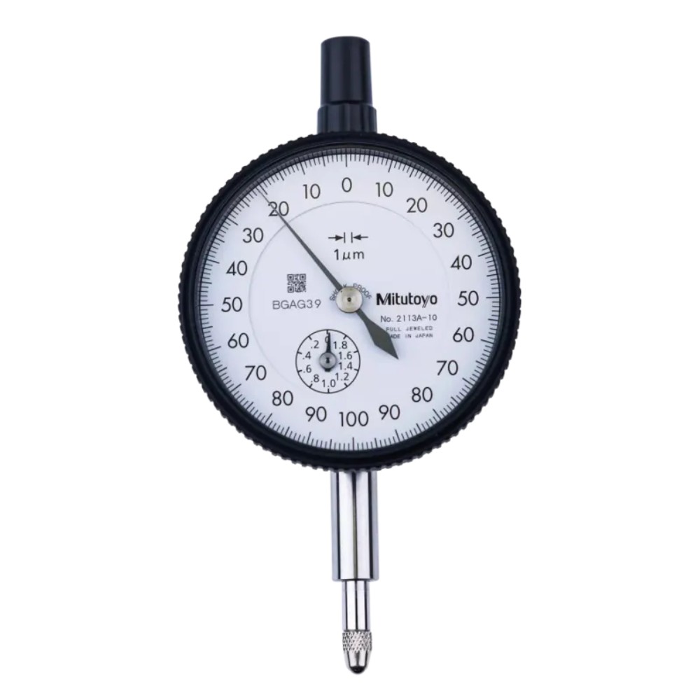 ไดอัลเกจ ขนาด 0 2มิล ความละเอียด 0 001มิล รุ่น 2113A 10 และ 2113AB 10 MITUTOYO Dial gauge Range 0 2mm  Graduation 0 001mm  No  2113A 10 and 2113AB 10 2113AB 10