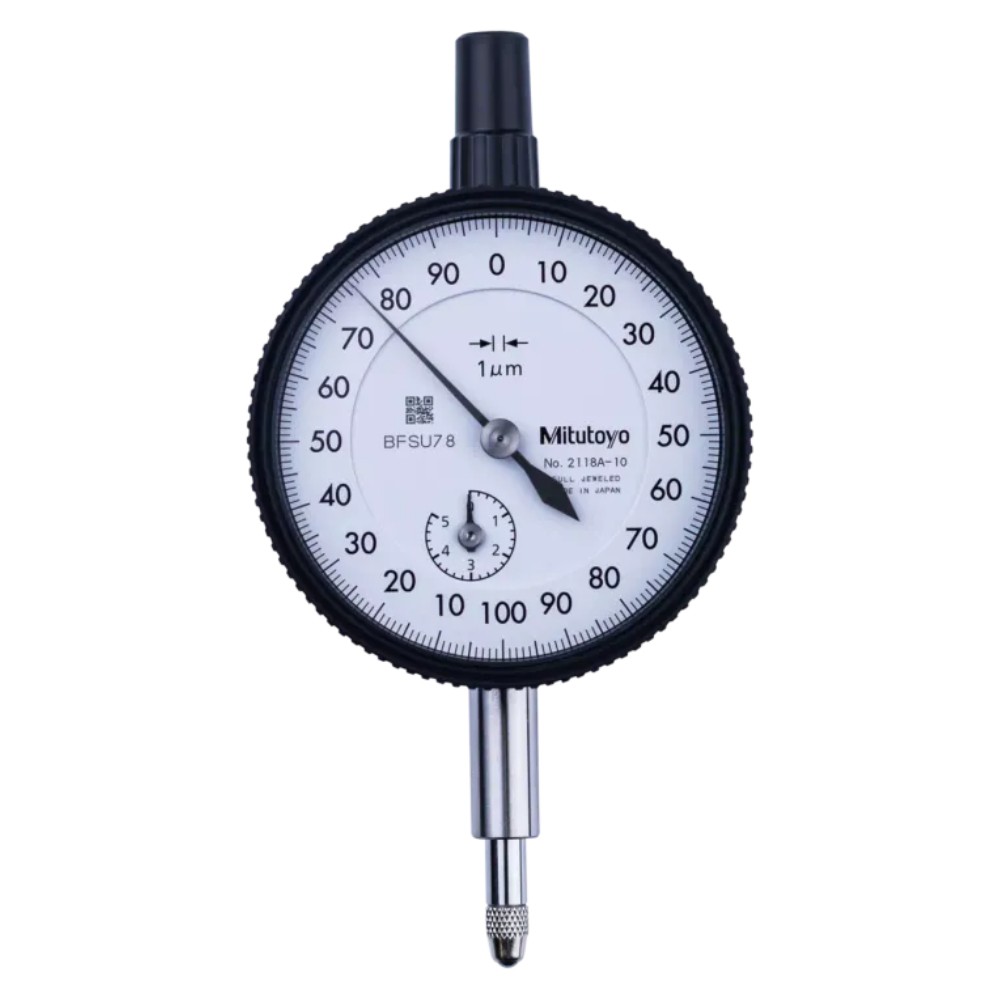 ไดอัลเกจ ขนาด 0 5มิล ความละเอียด 0 001มิล รุ่น 2118A 10 และ 2118AB 10 MITUTOYO Dial gauge Range 0 5mm  Graduation 0 001mm  No  2118A 10 and 2118AB 10 2118A 10