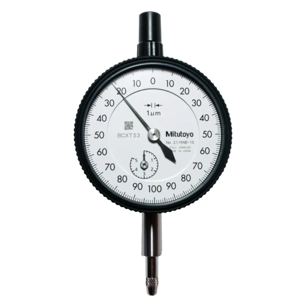 ไดอัลเกจ ขนาด 0 5มิล ความละเอียด 0 001มิล รุ่น 2119A 10 และ 2119AB 10 MITUTOYO Dial gauge Range 0 5mm  Graduation 0 001mm  No  2119A 10 and 2119AB 10 2119A 10