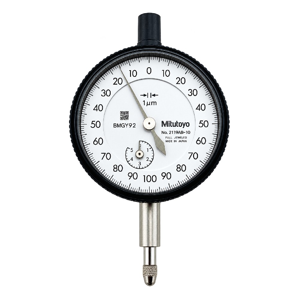 ไดอัลเกจ ขนาด 0 5มิล ความละเอียด 0 001มิล รุ่น 2119A 10 และ 2119AB 10 MITUTOYO Dial gauge Range 0 5mm  Graduation 0 001mm  No  2119A 10 and 2119AB 10 2119AB 10
