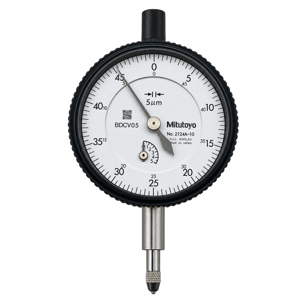 ไดอัลเกจ ขนาด 0 5มิล ความละเอียด 0 005มิล รุ่น 2124A 10 และ 2124AB 10 MITUTOYO Dial gauge Range 0 5mm  Graduation 0 005mm  No  2124A 10 and 2124AB 10 2124AB 10