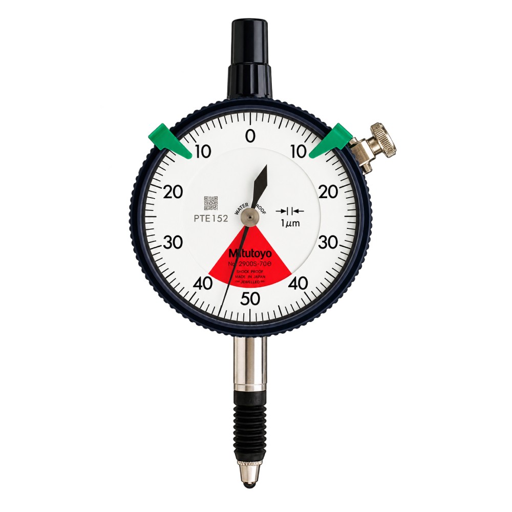 ไดอัลเกจกันน้ำ ขนาด 0 0 08มิล ความละเอียด 0 001มิล รุ่น 2900S 70 และ 2900SB 70 MITUTOYO Dial gauge Waterproof type Range 0 0 08mm  Graduation 0 001mm  No  2900S 70 and 2900SB 70 2900SB 70