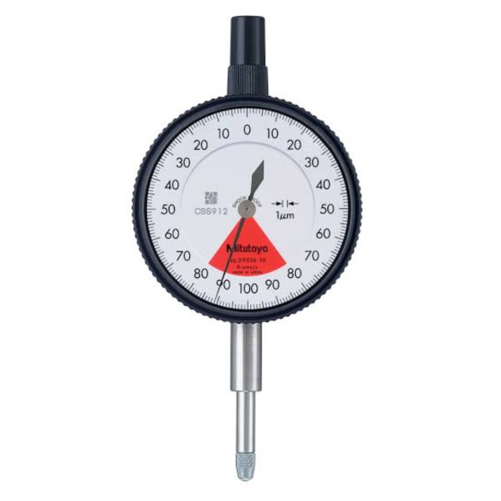 ไดอัลเกจ ขนาด 0 0 16มิล ความละเอียด 0 001มิล รุ่น 2901A 10 และ 2901AB 10 MITUTOYO Dial gauge Range 0 0 16mm  Graduation 0 001mm  No  2901A 10 and 2901AB 10 2901A 10