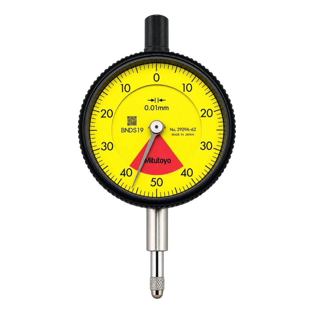 ไดอัลเกจ ขนาด 0 0 8มิล ความละเอียด 0 01มิล รุ่น 2929A 62 และ 2929AB 62 MITUTOYO Dial gauge Range 0 0 8mm  Graduation 0 01mm  No  2929A 62 and 2929AB 62 2929AB 62