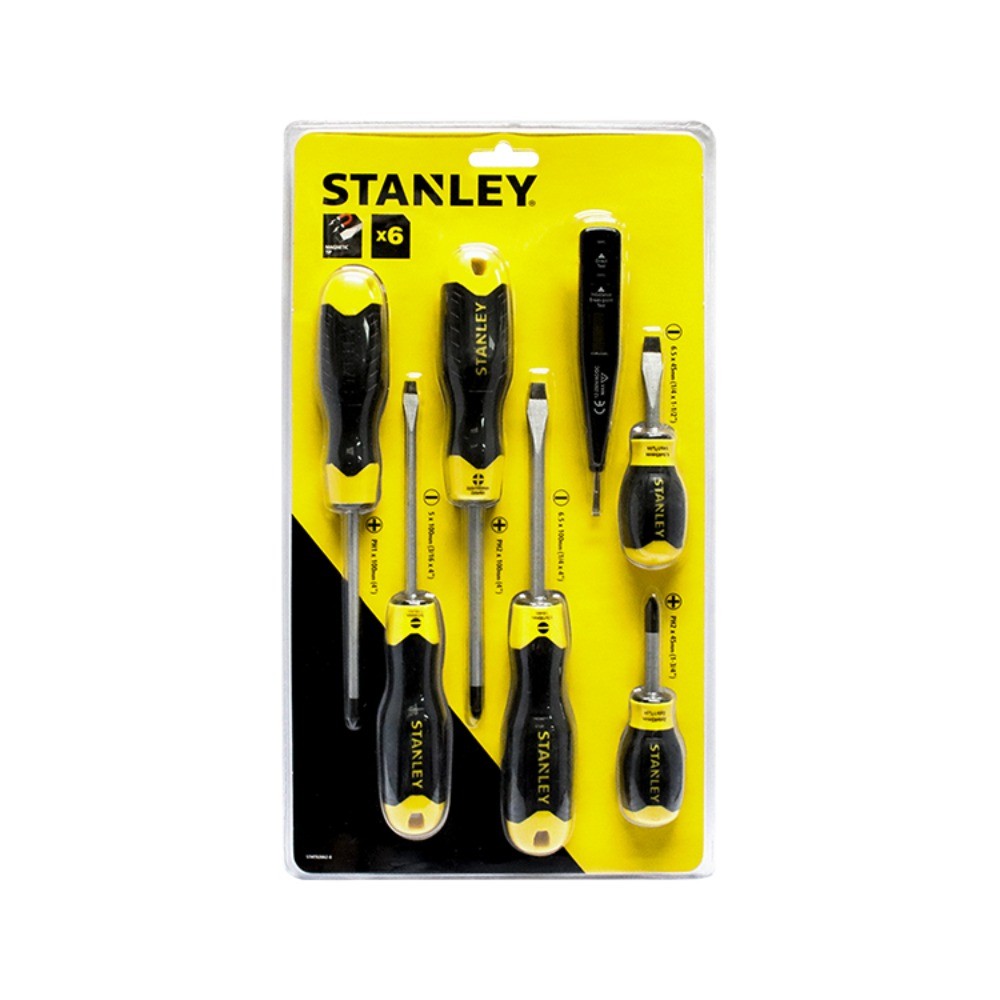 ไขควง STANLEY  6 ชิ้น  92 002