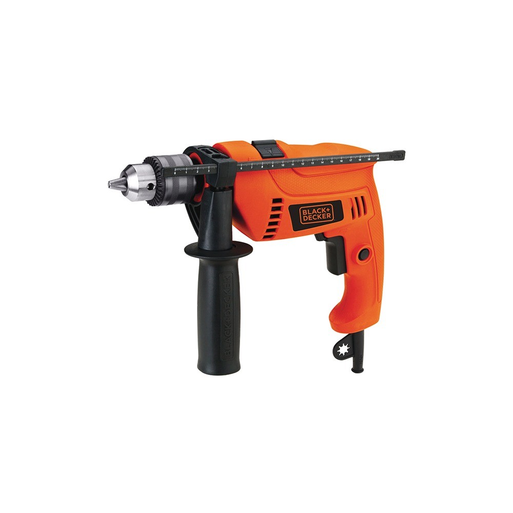 สว่านเจาะกระแทก BLACK DECKER KR604REKP22 B1 13 มม 600 วัตต์