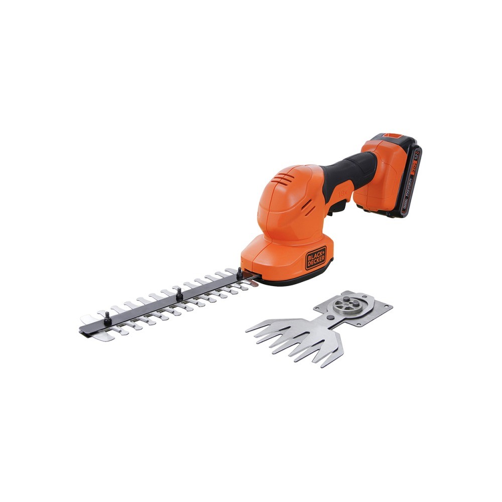 เครื่องตัดแต่งพุ่มไม้ BLACK DECKER BCSS20D1 B1 ขนาดเล็กไร้สาย 20 V