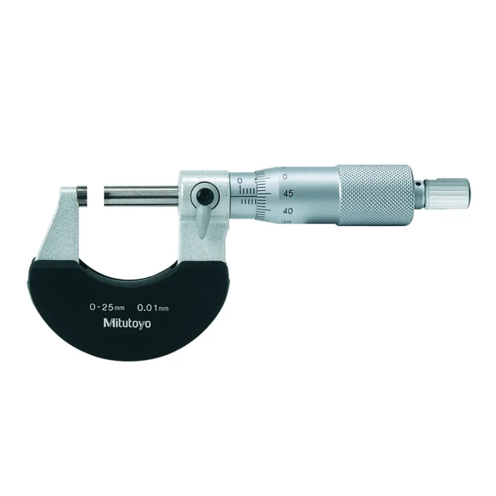 ไมโครมิเตอร์วัดนอกหน่วยมิล ความละเอียด 0 01มิล MITUTOYO Outside Micrometer Graduation 0 01mm  102 301