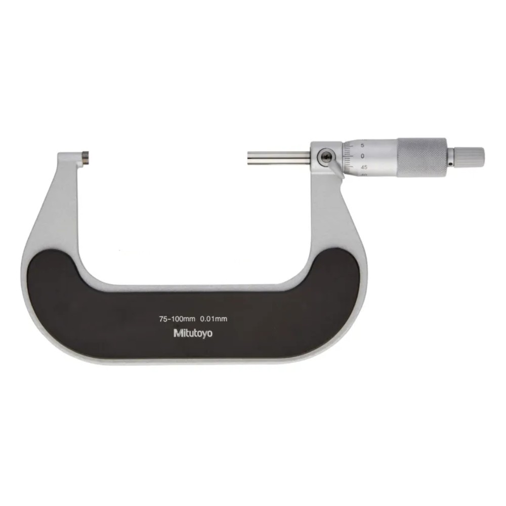 ไมโครมิเตอร์วัดนอกหน่วยมิล ความละเอียด 0 01มิล MITUTOYO Outside Micrometer Graduation 0 01mm  102 304
