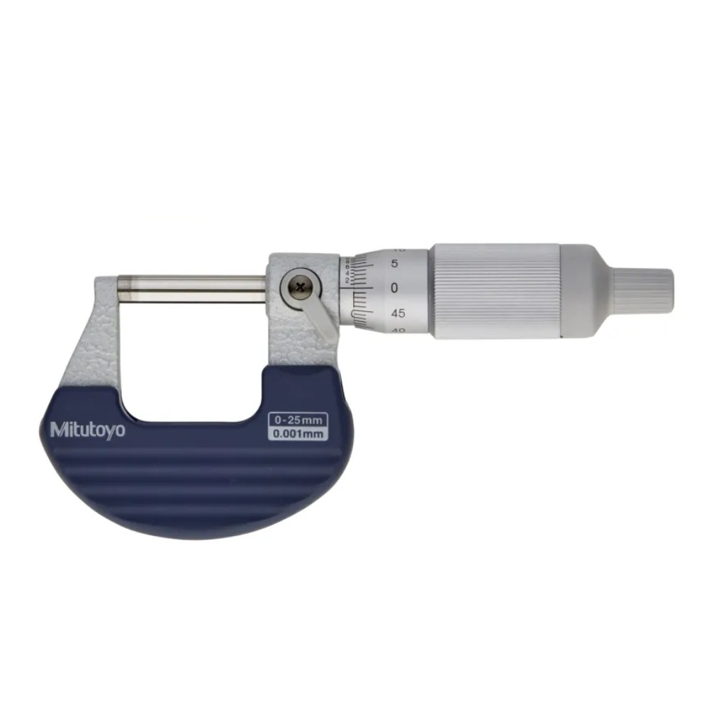 ไมโครมิเตอร์วัดนอก MITUTOYO Outside Micrometers Ratchet Thimble Type  Series102  102 707 ขนาด 0 25 มิล   ความละเอียด 0 001 มิล