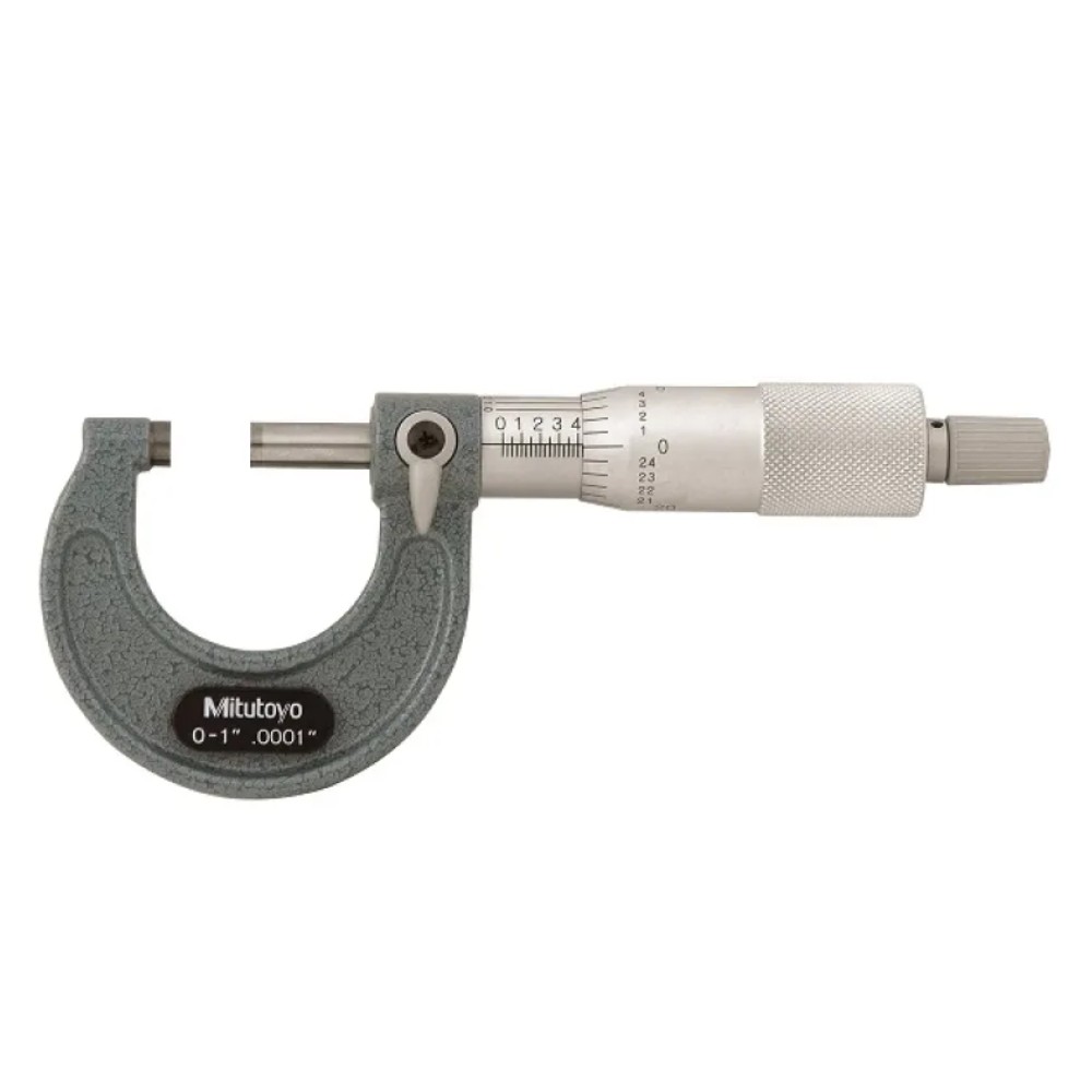ไมโครมิเตอร์วัดนอกเฉพาะหน่วยนิ้ว MITUTOYO Micrometer Inch Only 103 131 ขนาด 0 1นิ้ว ความละเอียด 0 0001นิ้ว