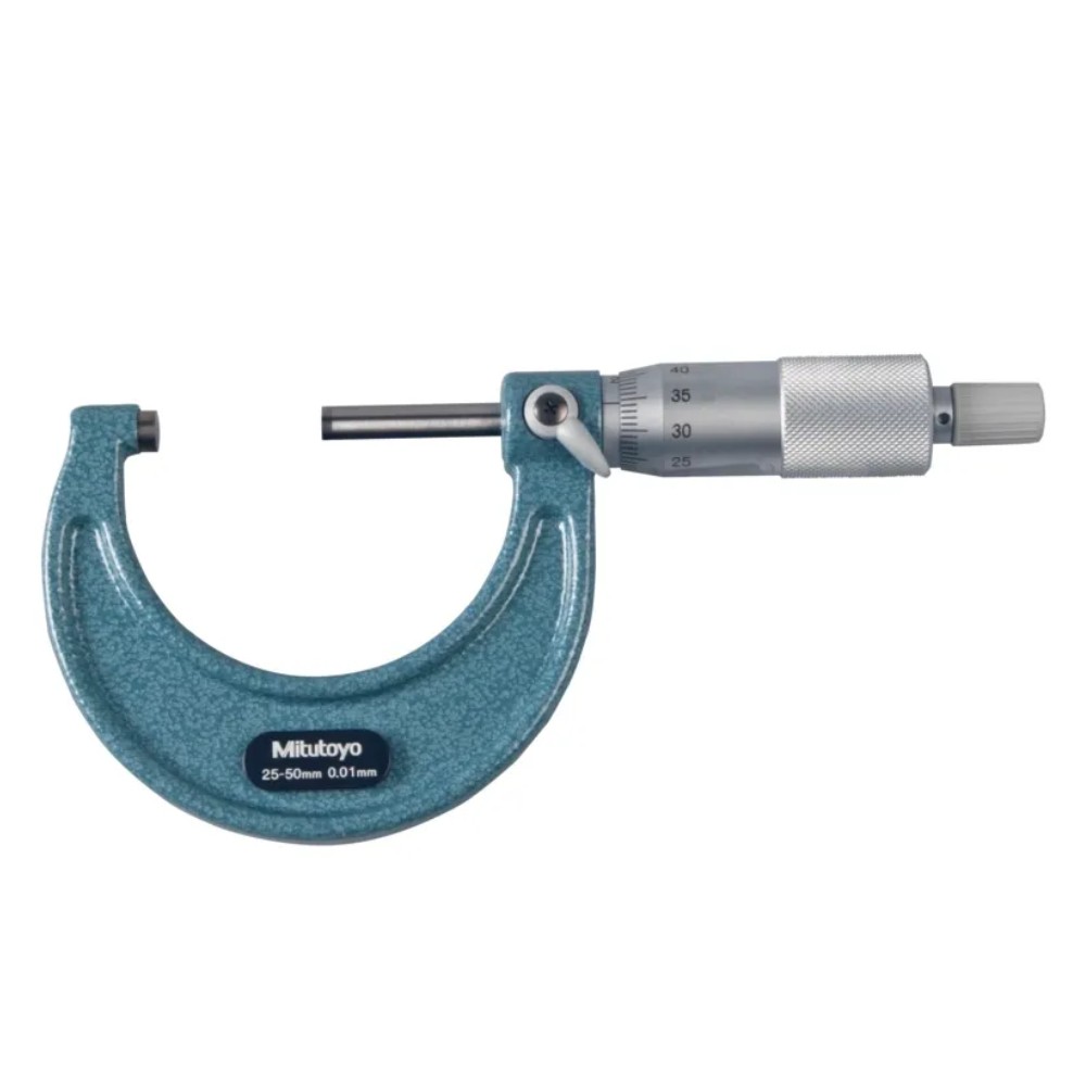 ไมโครมิเตอร์วัดนอกหน่วยมิลความละเอียด 0 01มิล MITUTOYO Outside Micrometer 103 138