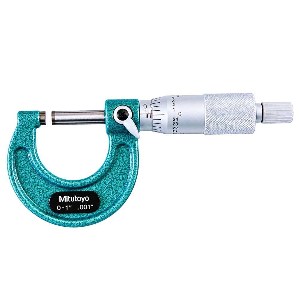 ไมโครมิเตอร์วัดนอกเฉพาะหน่วยนิ้ว MITUTOYO Micrometer Inch Only 103 178 ขนาด 1 2นิ้ว ความละเอียด 0 001นิ้ว