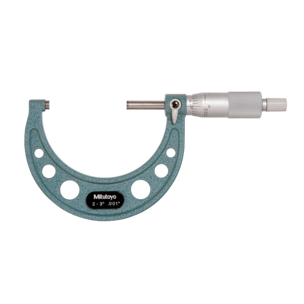 ไมโครมิเตอร์วัดนอกเฉพาะหน่วยนิ้ว MITUTOYO Micrometer Inch Only 103 179 ขนาด 2 3นิ้ว ความละเอียด 0 001นิ้ว