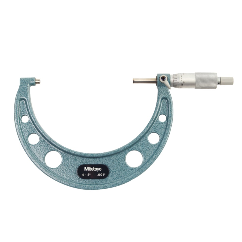 ไมโครมิเตอร์วัดนอกเฉพาะหน่วยนิ้ว MITUTOYO Micrometer Inch Only 103 181 ขนาด 4 5นิ้ว ความละเอียด 0 001นิ้ว