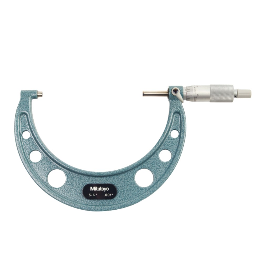 ไมโครมิเตอร์วัดนอกเฉพาะหน่วยนิ้ว MITUTOYO Micrometer Inch Only 103 182 ขนาด 5 6นิ้ว ความละเอียด 0 001นิ้ว