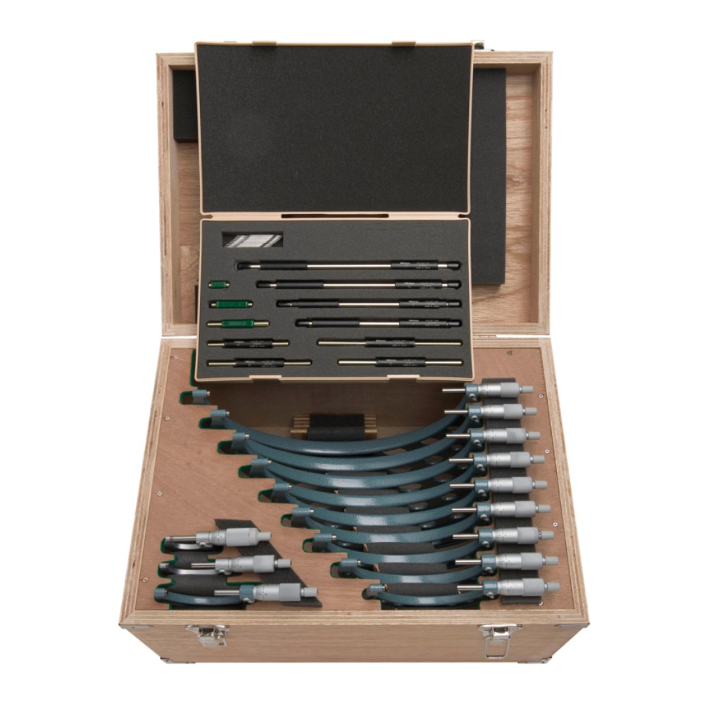 ชุดไมโครมิเตอร์วัดนอกหน่วยมิลและนิ้ว MITUTOYO Outside Micrometer Set Series103 103 905