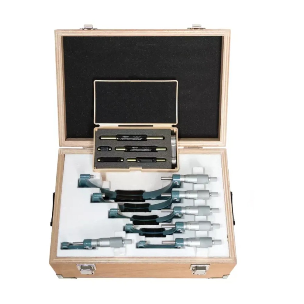 ชุดไมโครมิเตอร์วัดนอกหน่วยมิลและนิ้ว MITUTOYO Outside Micrometer Set Series103 103 913 50