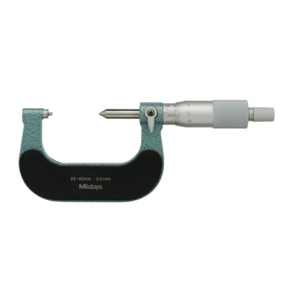 ไมโครมิเตอร์วัดเกลียวสกรู MITUTOYO Screw Thread Micrometer  Series 125  125 108 ยาว 25 50 มิล  เกลียว 1 1 75mm 24 14TPI 