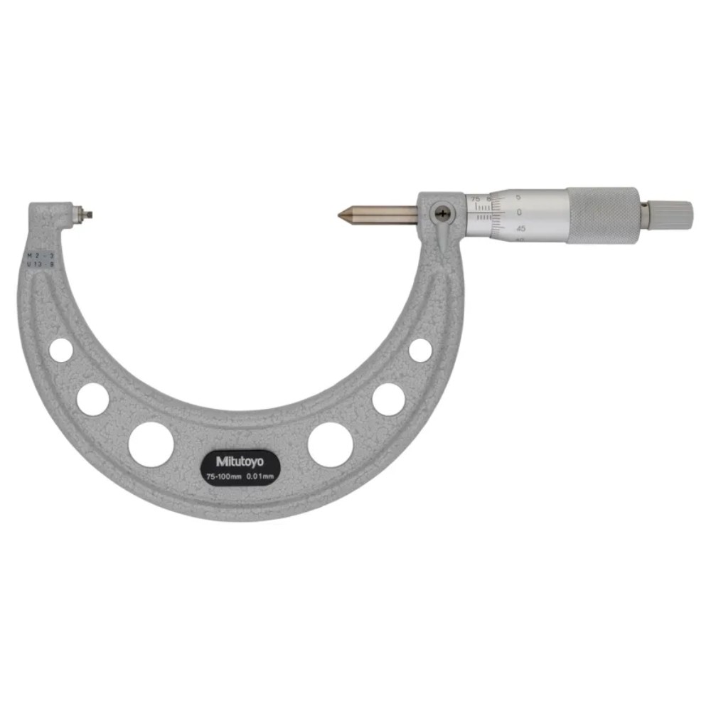 ไมโครมิเตอร์วัดเกลียวสกรู MITUTOYO Screw Thread Micrometer  Series 125  125 118 ยาว 75 100 มิล  เกลียว 2 3mm 13 9TPI 