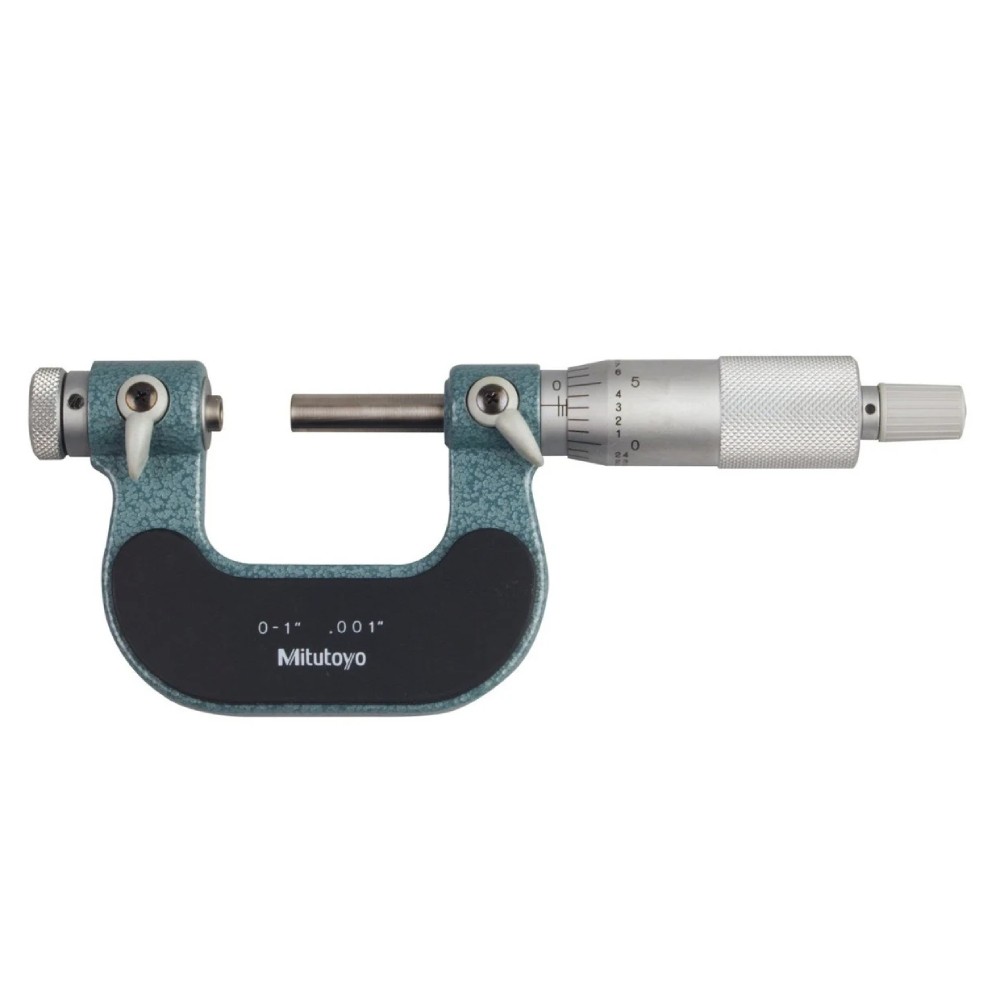 ไมโครมิเตอร์เช็คเกลียวแบบเปลี่ยนหัววัด MITUTOYO Screw Thread Micrometers Interchangeable Anvil  Series 126  126 126 ยาว 25 50มิล