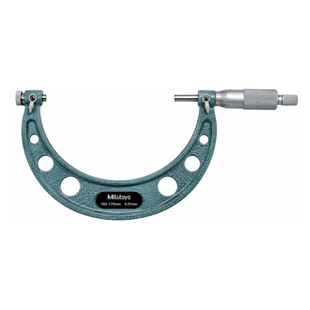 ไมโครมิเตอร์เช็คเกลียวแบบเปลี่ยนหัววัด MITUTOYO Screw Thread Micrometers Interchangeable Anvil  Series 126  126 130 ยาว 125 150มิล