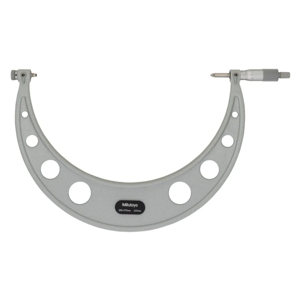 ไมโครมิเตอร์เช็คเกลียวแบบเปลี่ยนหัววัด MITUTOYO Screw Thread Micrometers Interchangeable Anvil  Series 126  126 135 ยาว 250 275มิล
