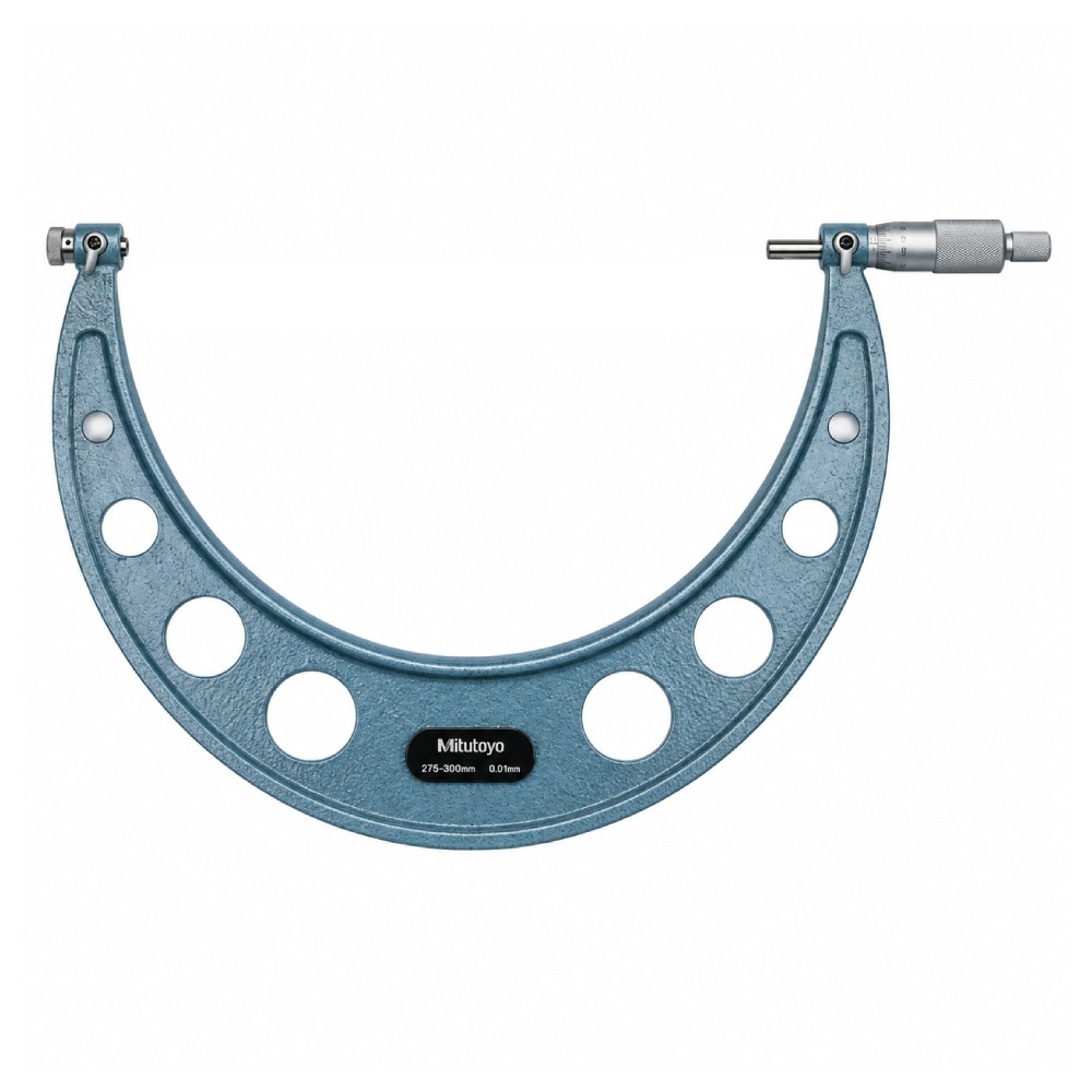 ไมโครมิเตอร์เช็คเกลียวแบบเปลี่ยนหัววัด MITUTOYO Screw Thread Micrometers Interchangeable Anvil  Series 126  126 136 ยาว 275 300มิล