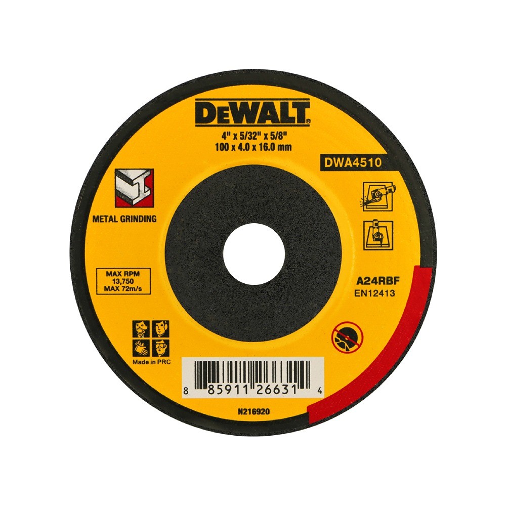 ใบเจียร DEWALT DWA4510 B1 ขนาด 100x4x16 มม 