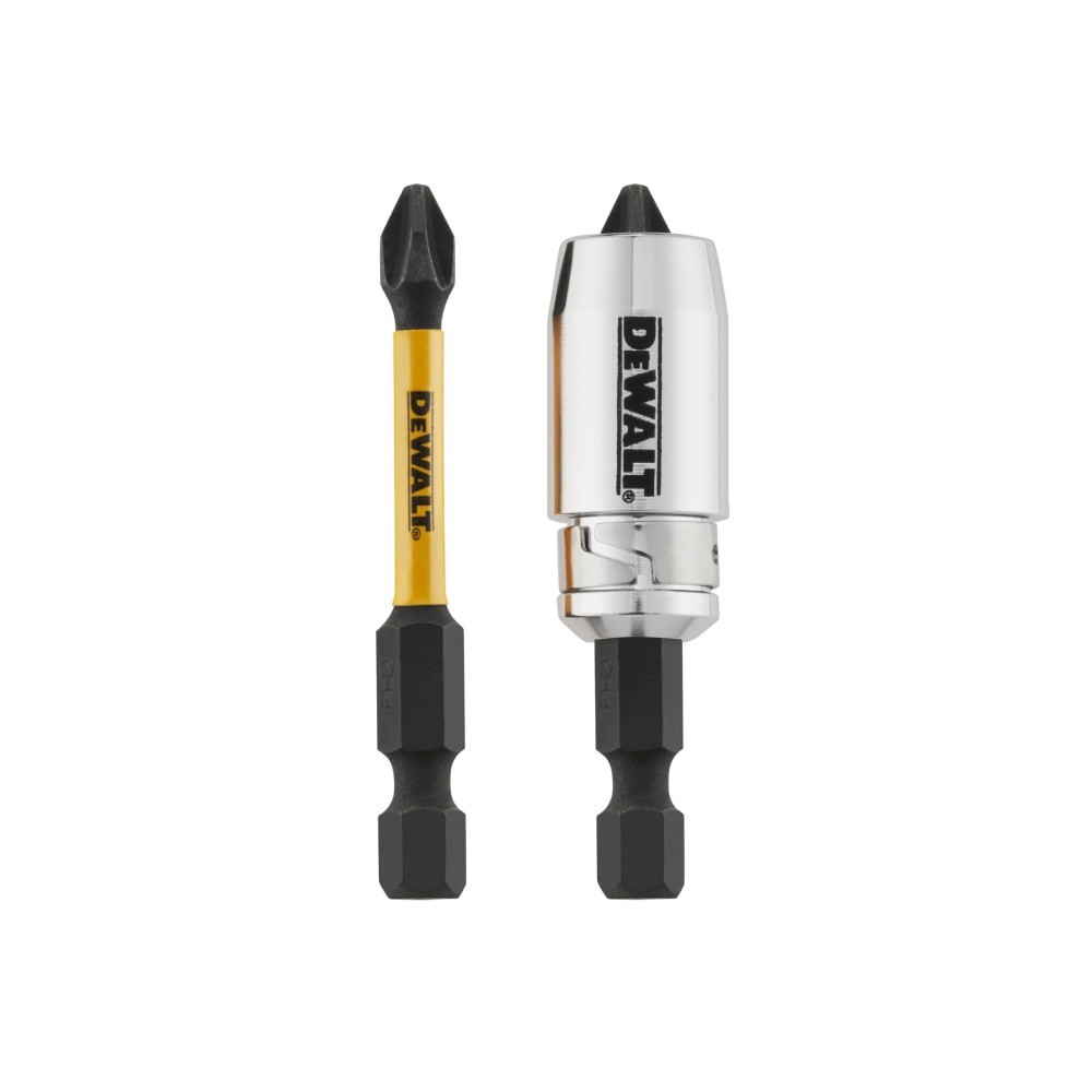 ชุดดอกไขควง PH2 Flex Torq DEWALT DT70536T QZ 50 มม   จำนวน พร้อมปลอกแม่เหล็ก  2 ชิ้น 