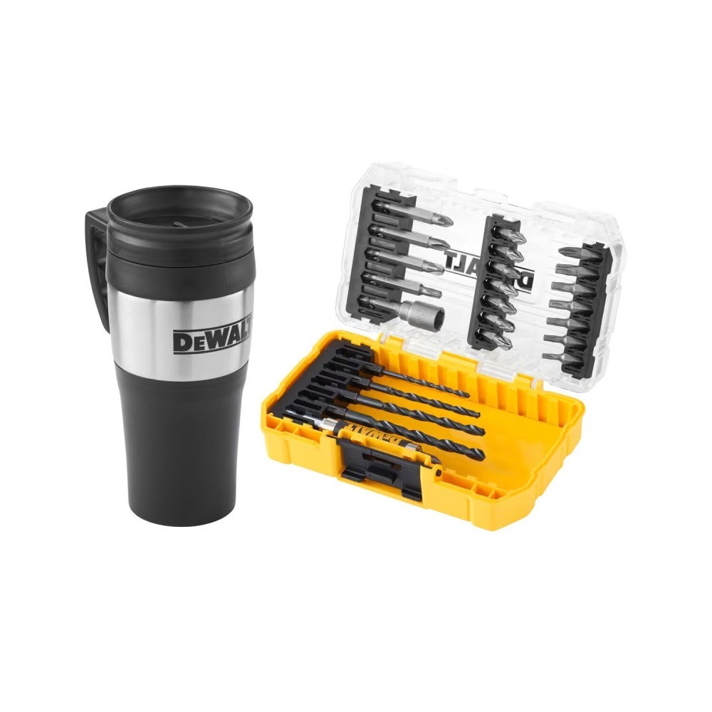 ชุดดอกสว่าน ดอกไขควง   แก้วเก็บความเย็น DEWALT DT70707 QZ  25 ชิ้น 