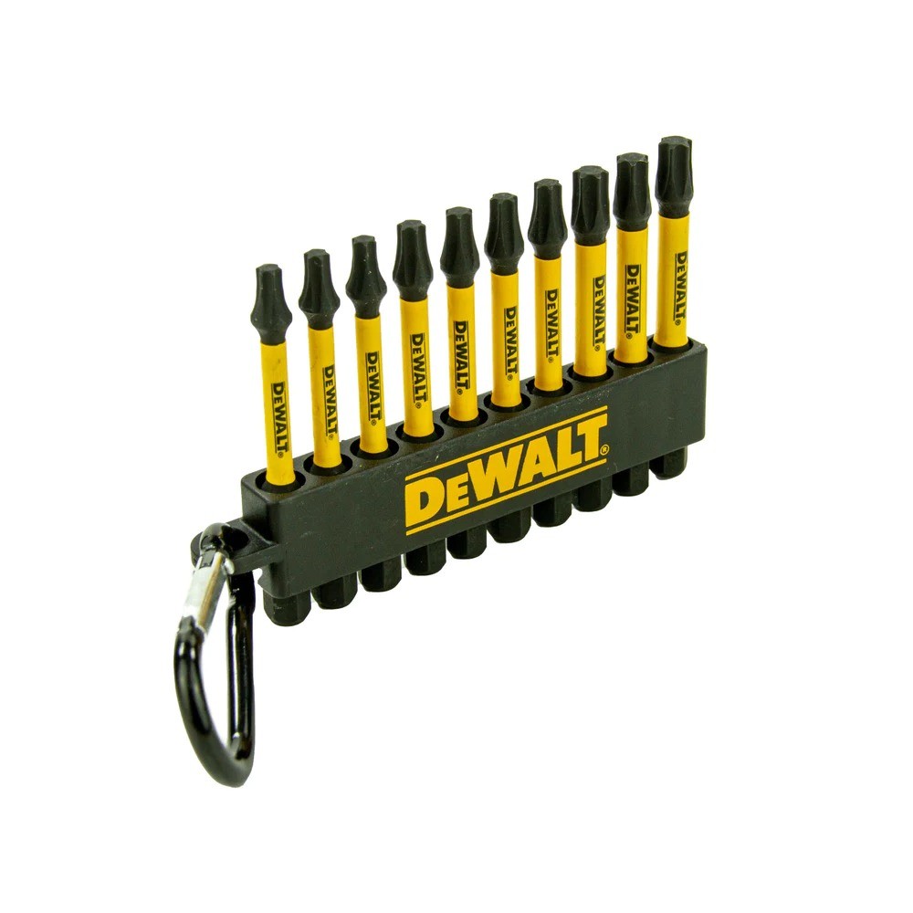 ชุดดอกไขควง Flex Torq DEWALT DT7275 QZ จำนวน T20x3 T25x4 T30x3  10 ชิ้น 