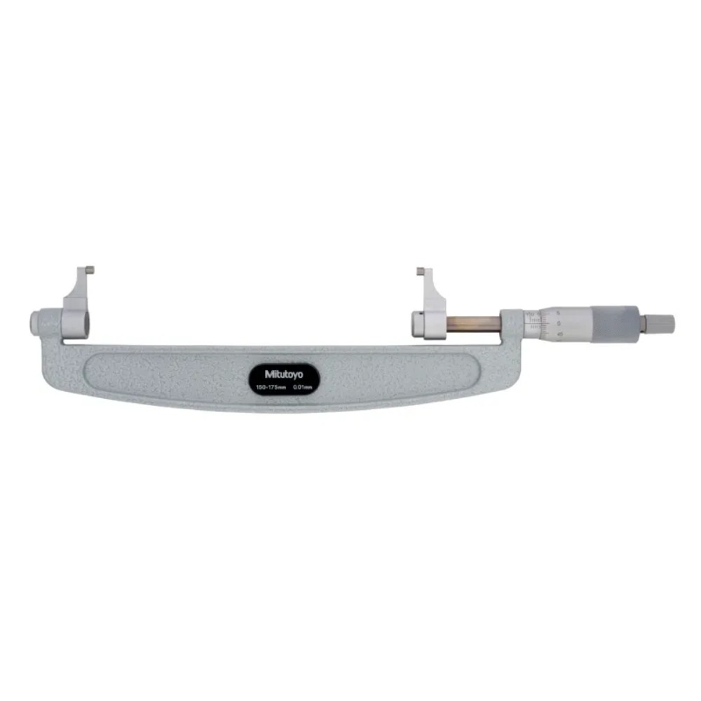 ไมโครมิเตอร์ปลายสัมผัสแบบคาลิเปอร์ MITUTOYO Caliper Type Micrometer  Series 143  143 107 ยาว 150 175 มิล
