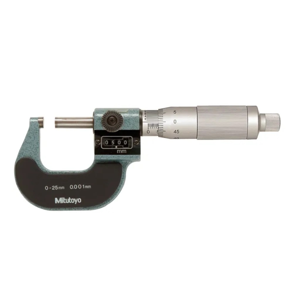 ไมโครมิเตอร์แบบตัวเลขความละเอียด 0 001 มิล MITUTOYO Digit Outside Micrometer 193 111