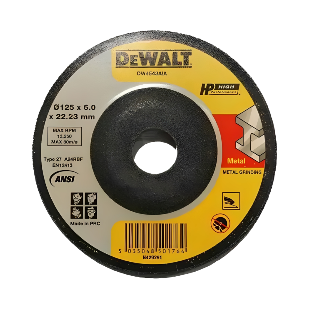 ใบเจียรเหล็ก DEWALT DW4543AIA B1 ขนาด 5 นิ้ว