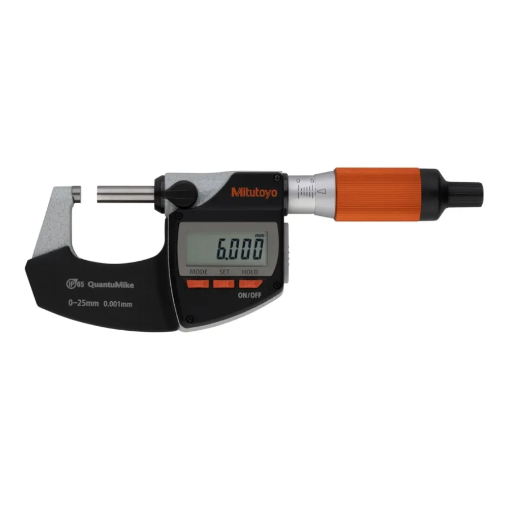 ดิจิตอลไมโครมิเตอร์ความละเอียดทศนิยม 3 ตำแหน่ง MITUTOYO Quantumike Digimatic Outside Micrometers 293 140 40