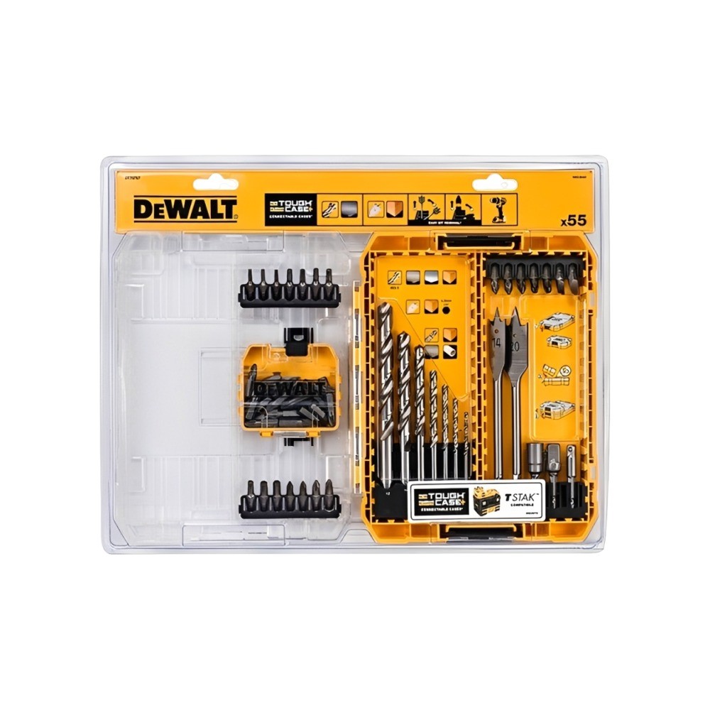 ชุดดอกสว่านและดอกไขควง DEWALT DT70757 QZ  55 ชิ้น 
