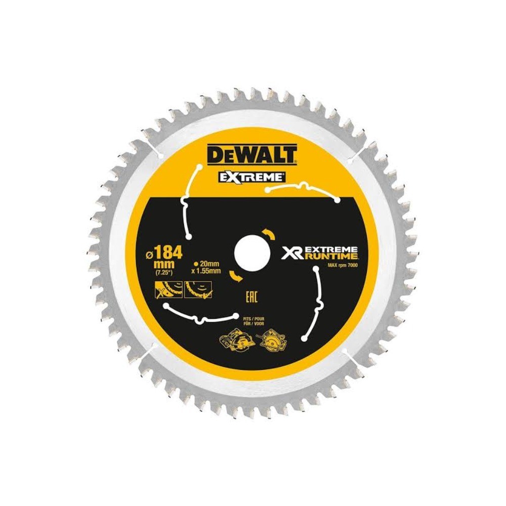 ใบตัด Circular saw DEWALT DT90259 QZ ขนาด 184 มม   40 ฟัน
