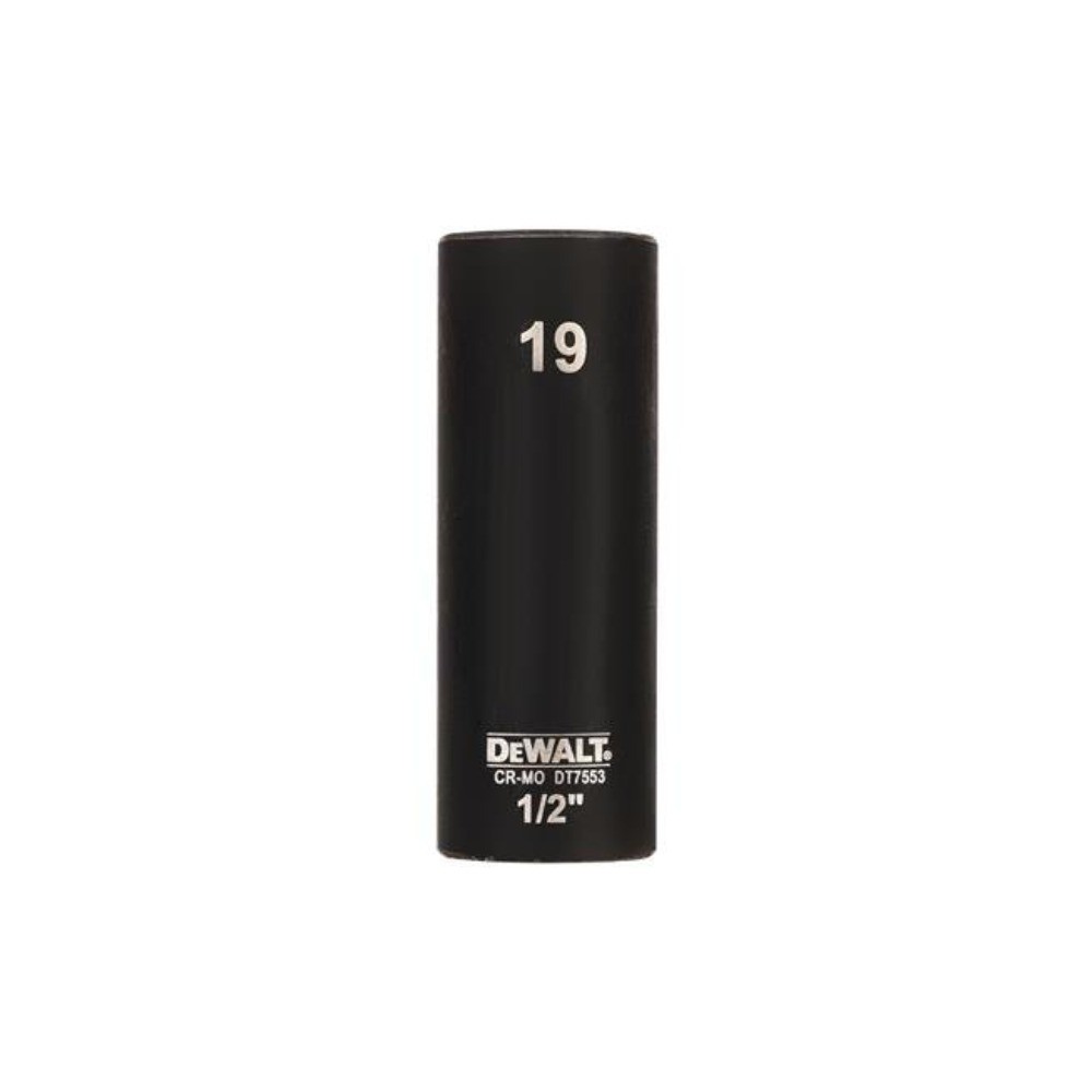 ลูกบ็อกซ์ 1 2 นิ้ว deep DEWALT DT7553 QZ 19 มม 
